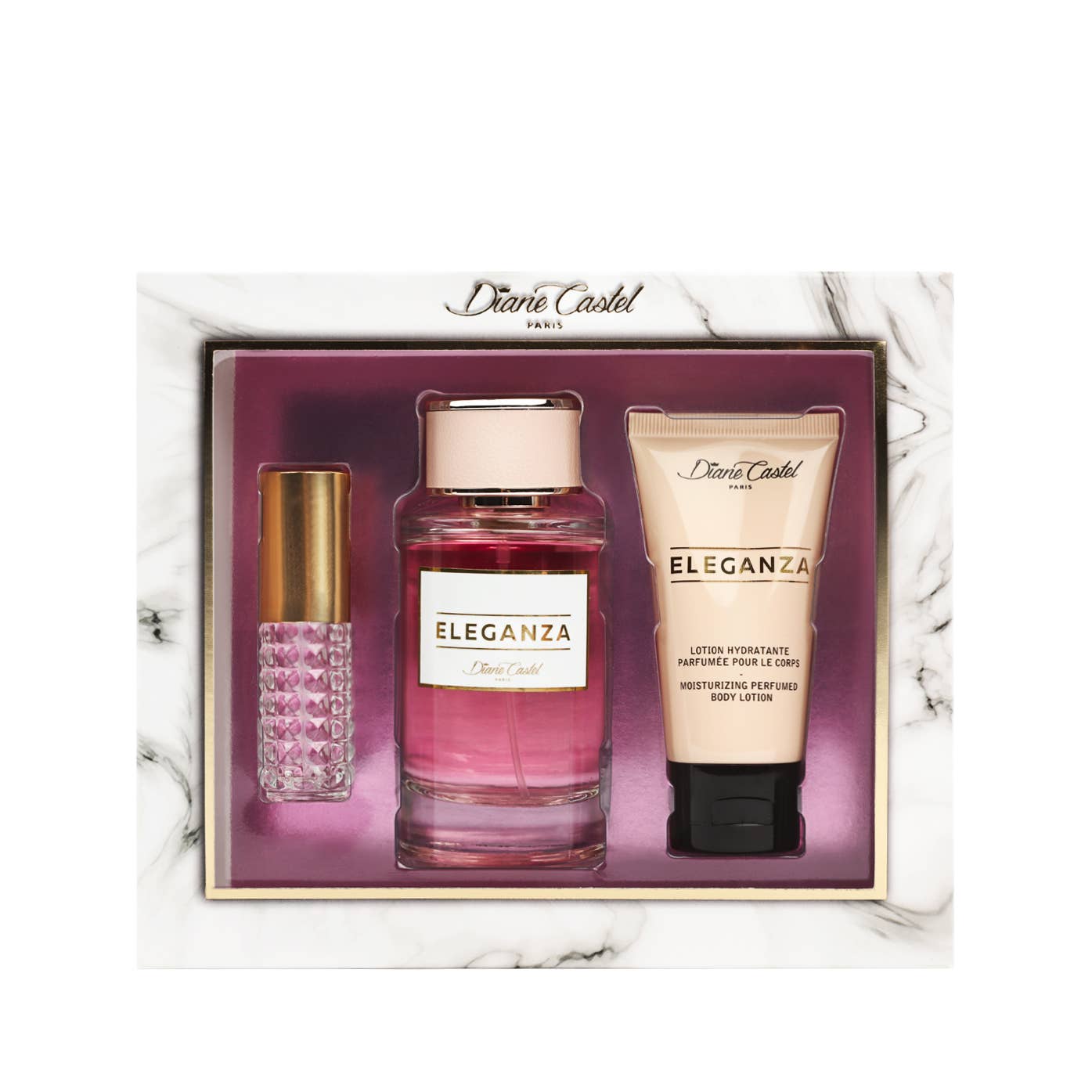 Eleganza 3-Piece Fragrance & Body Care Set