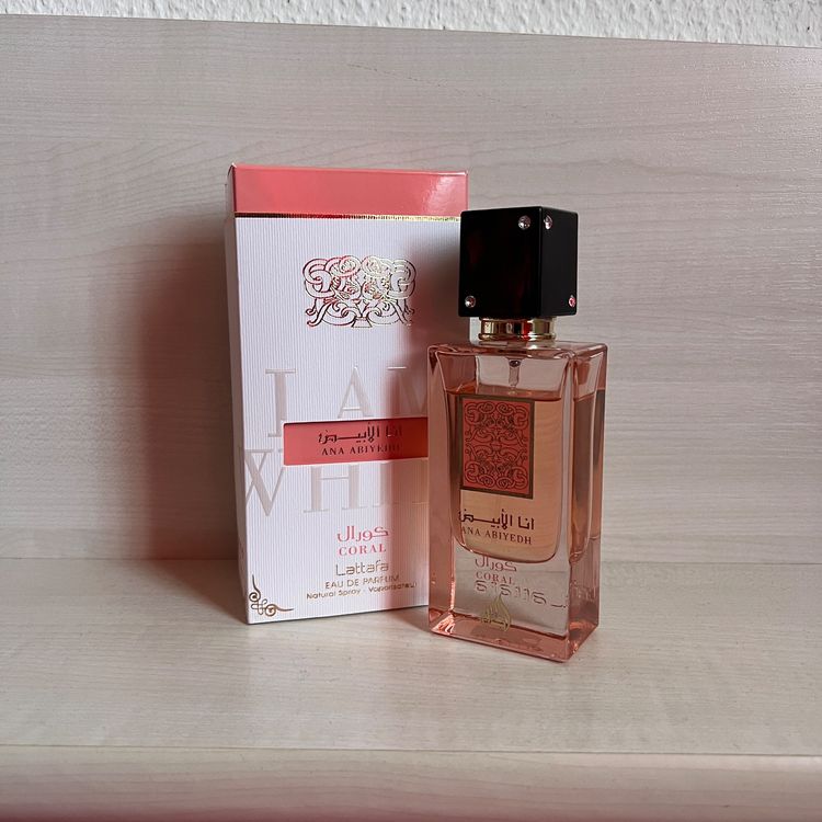 Lattafa Ana Abiyedh Coral Eau De Parfum 100ml Unisex Fragrance