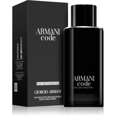 Armani Code Pour Homme Eau De Toilette Refillable Spray 125ml