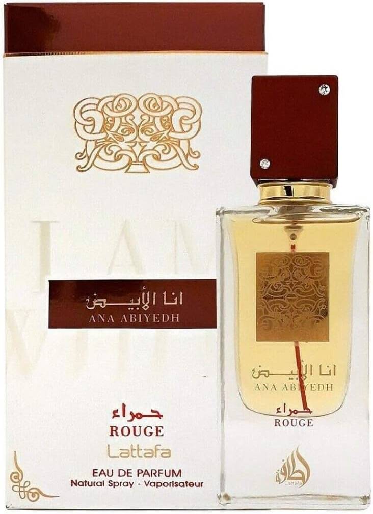Lattafa Ana Abiyedh Rouge Eau De Parfum 60ml Women Fragrance