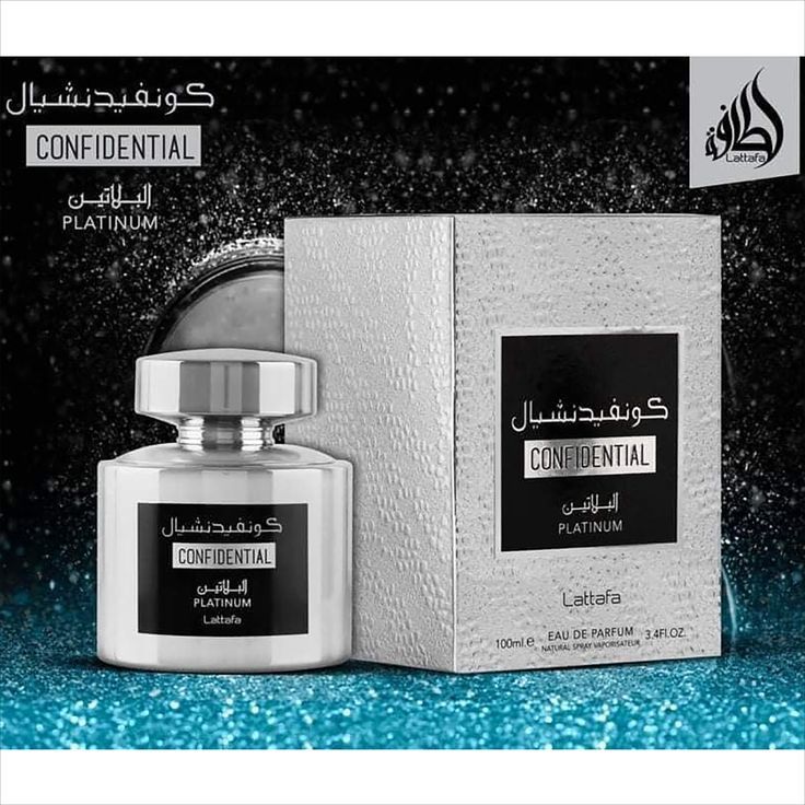 Lattafa Confidential Platinum Eau De Parfum 100ml Men Fragrance