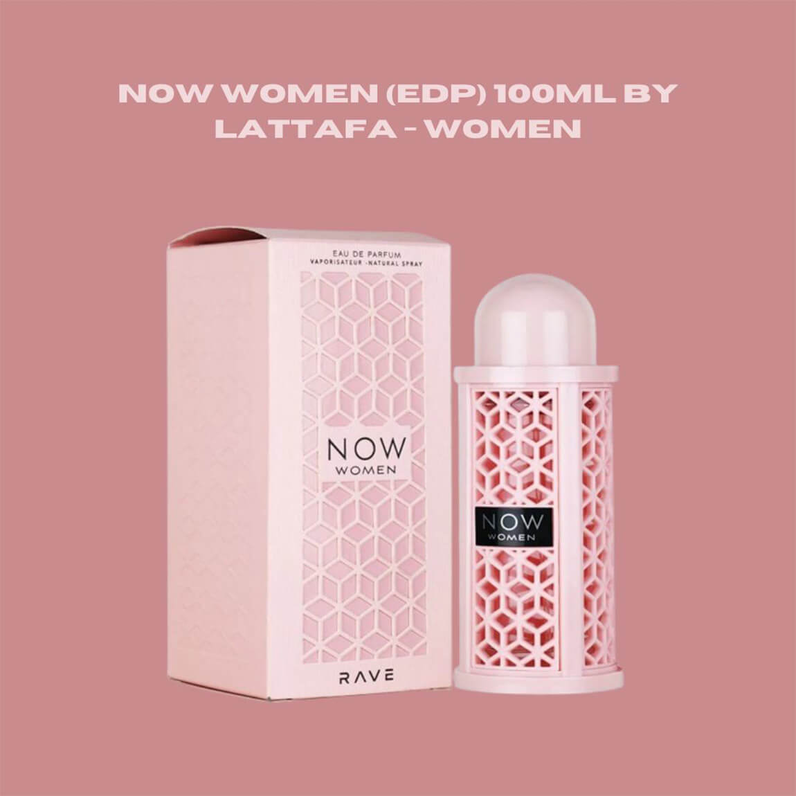Rave Now by Lattafa for Women 3.4 Oz EDP Spray