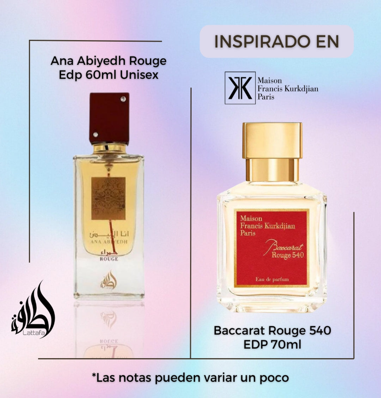 Lattafa Ana Abiyedh Rouge Eau De Parfum 60ml Women Fragrance