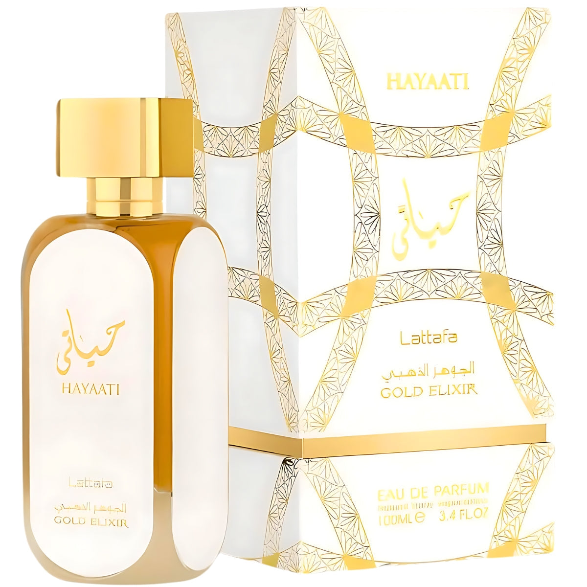 Lattafa Hayaati Gold Elixir Eau De Parfum 100ml Women Fragrance